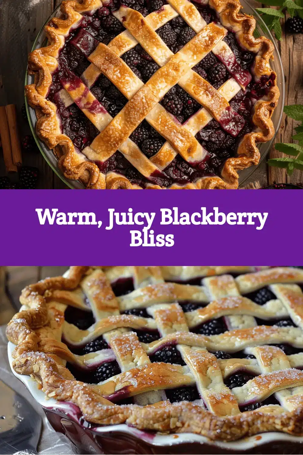 Blackberry Cobbler Pie recipe