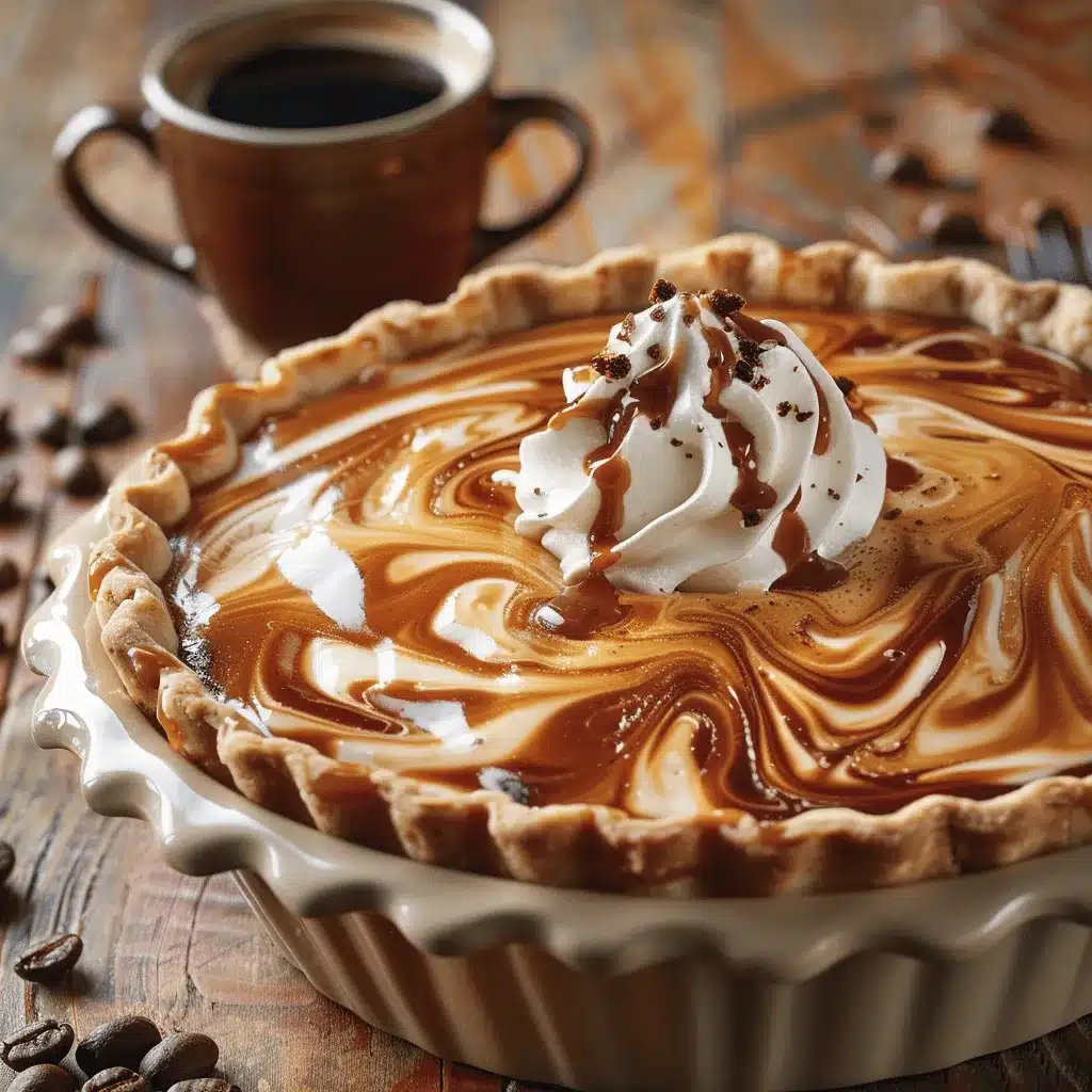 Caramel Macchiato Pie preparation steps