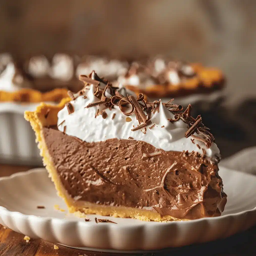 Chocolate Silk Pie preparation steps