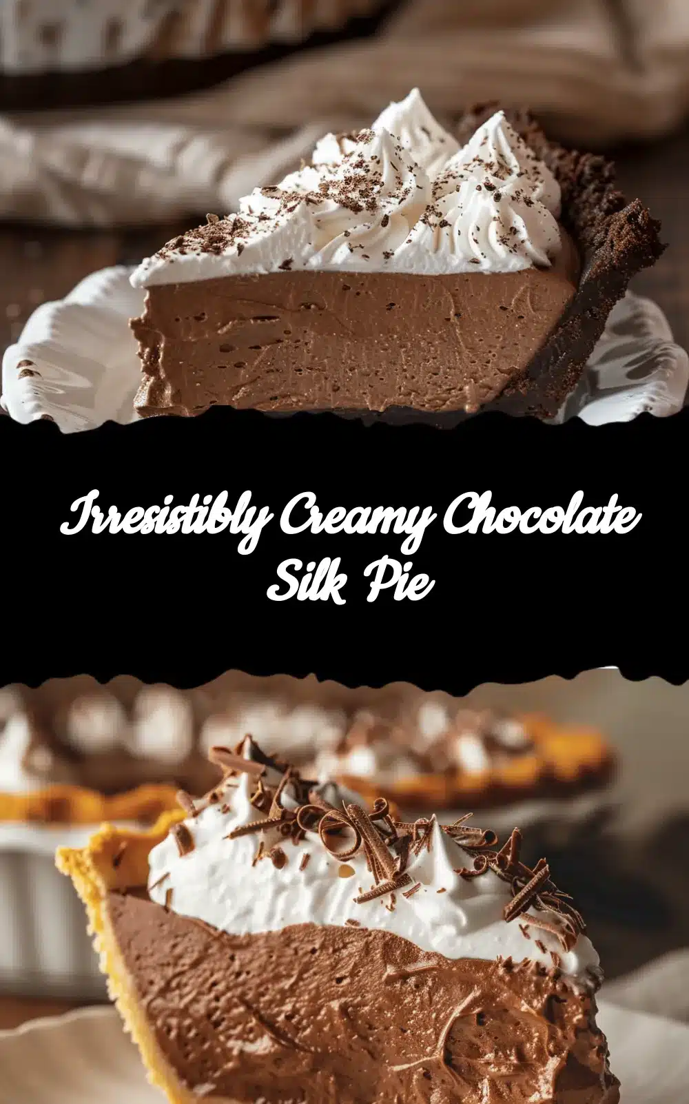 Chocolate Silk Pie recipe