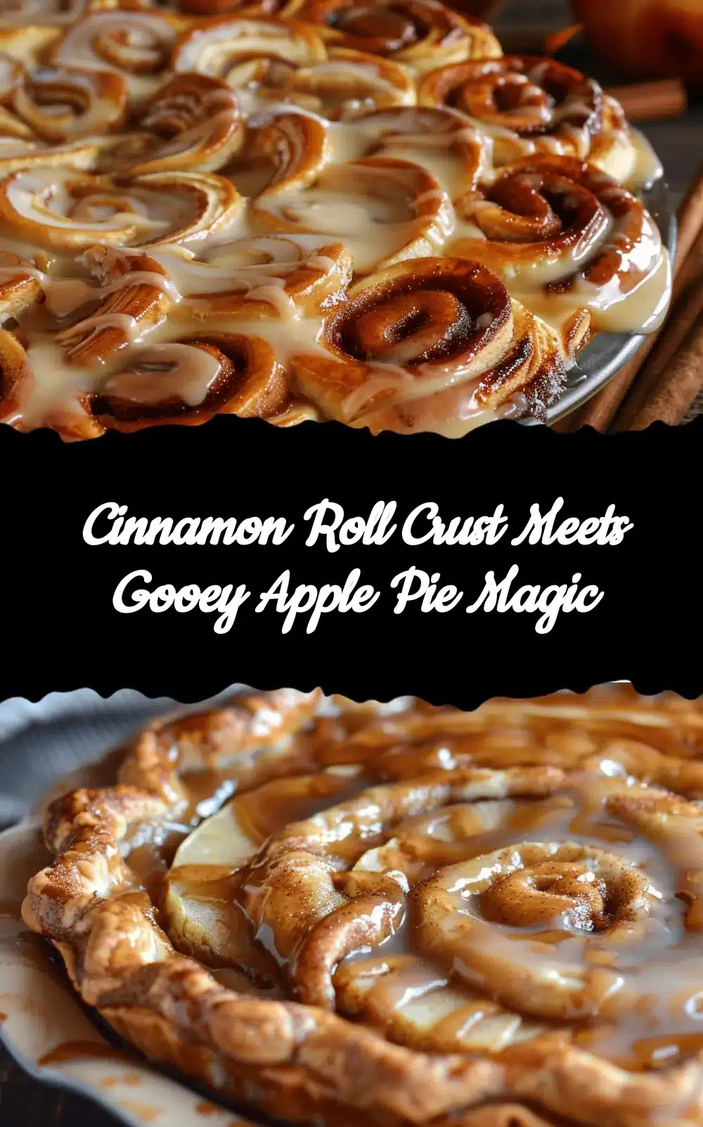 cinnamon roll apple pie recipe