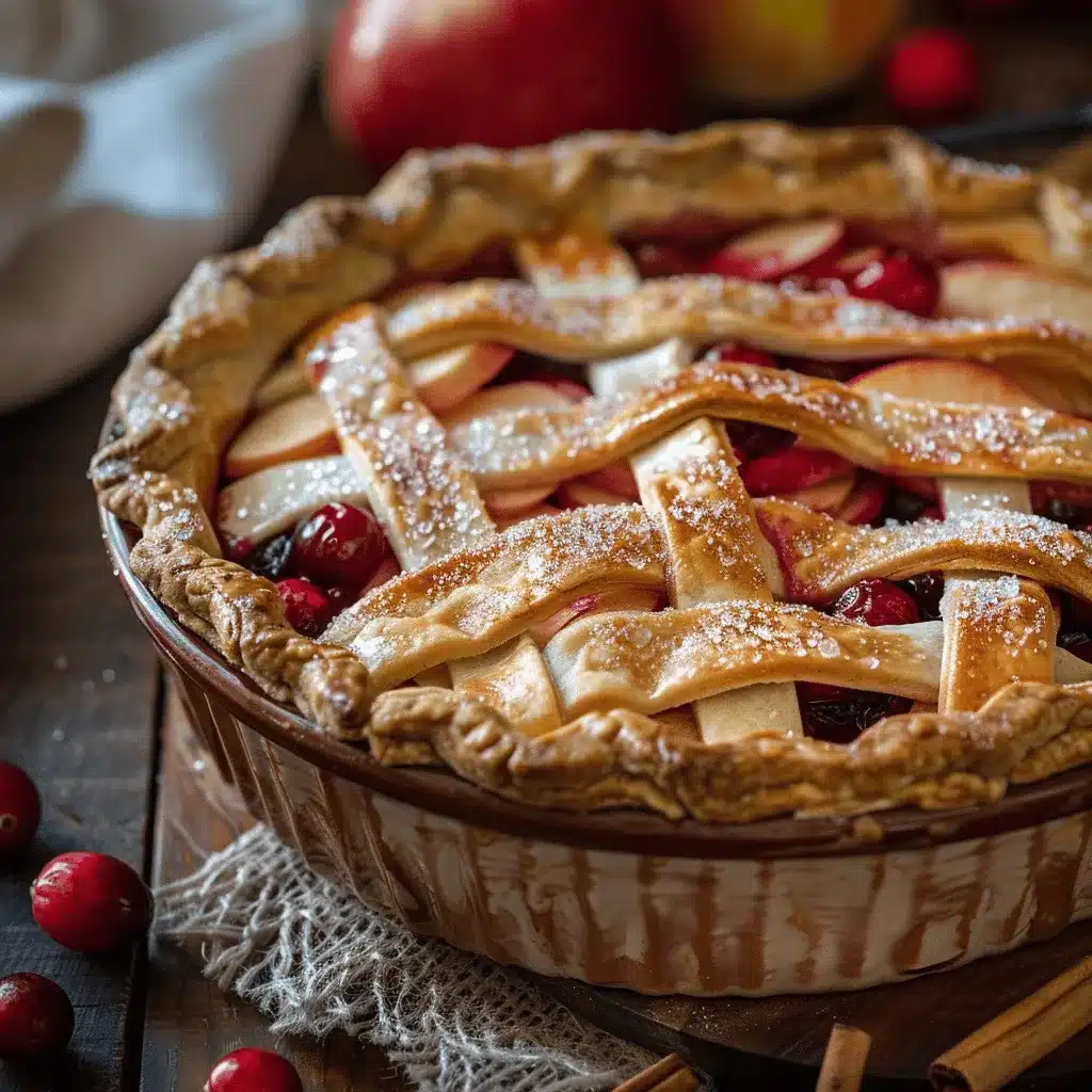 Cranberry Apple Pie preparation steps