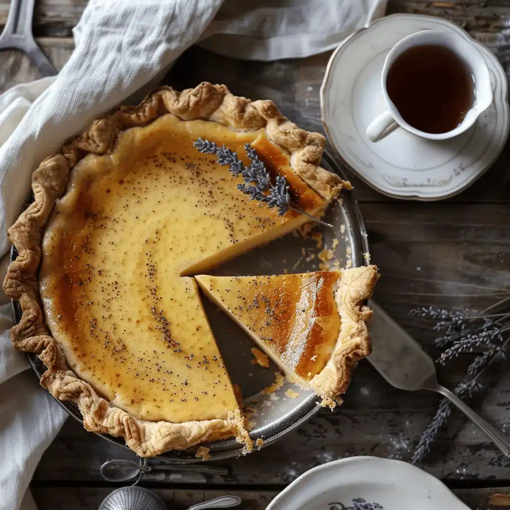 Earl Grey custard pie - featured image