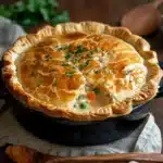 homemade chicken pot pie - featured image