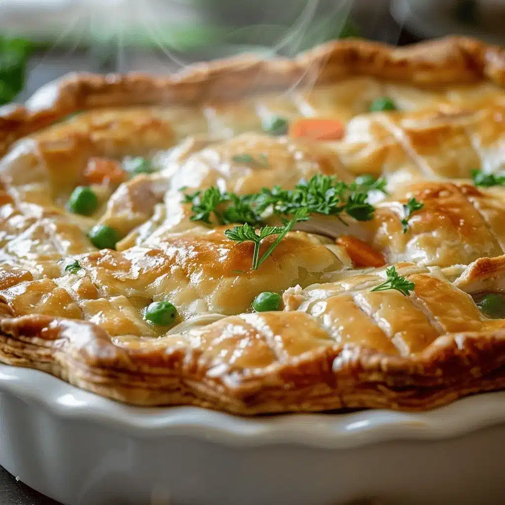 homemade chicken pot pie preparation steps