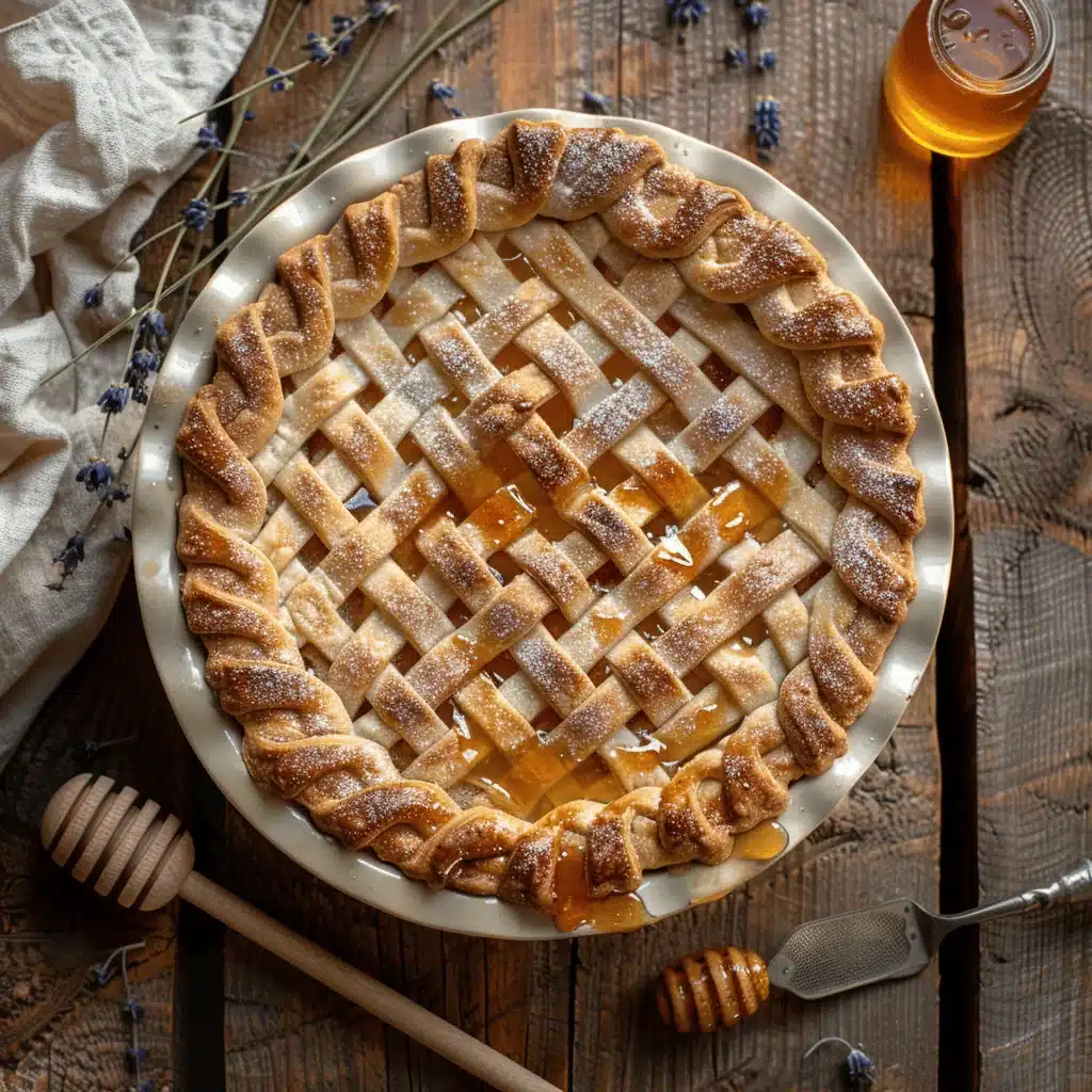 lavender honey pie - featured image
