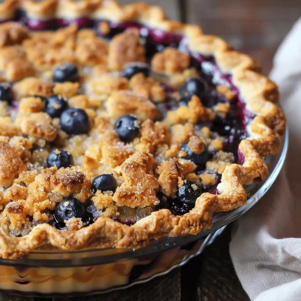 Lemon Blueberry Crumble Pie - featured image