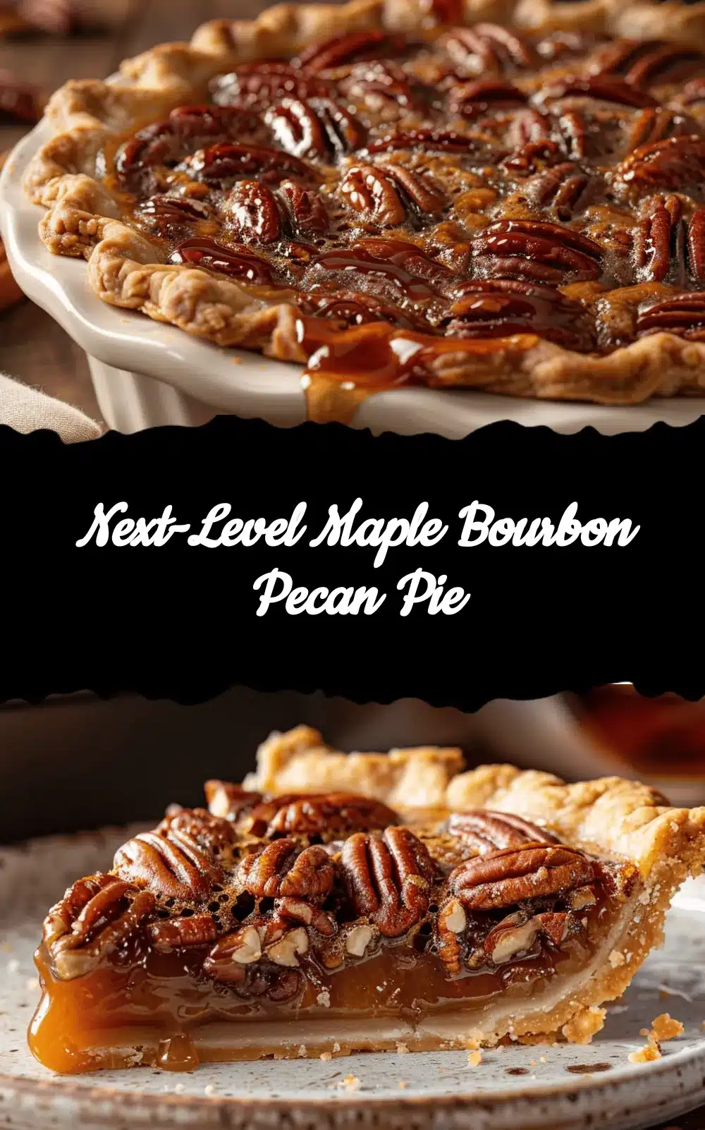 maple bourbon pecan pie recipe