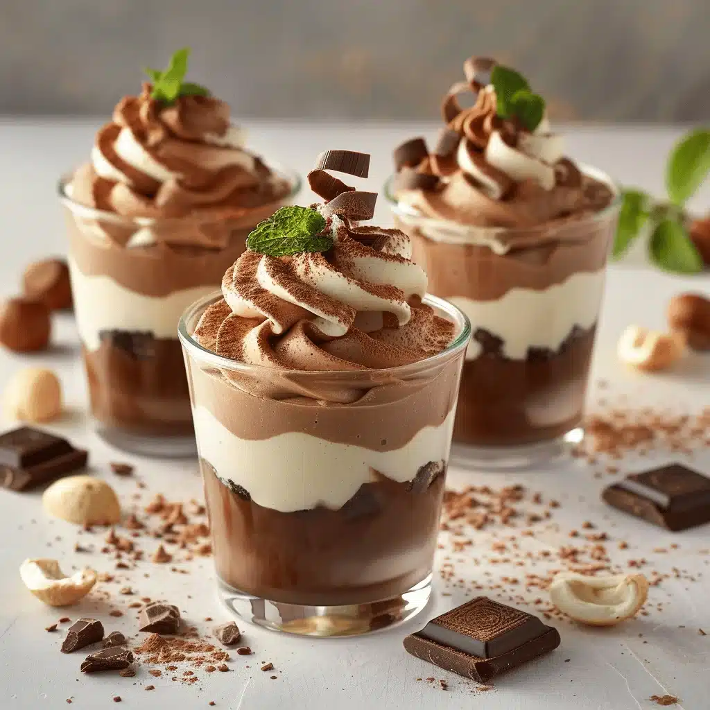 Mini Triple Chocolate Mousse Cups - featured image