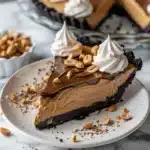 No-Bake Chocolate Peanut Butter Pie - featured image