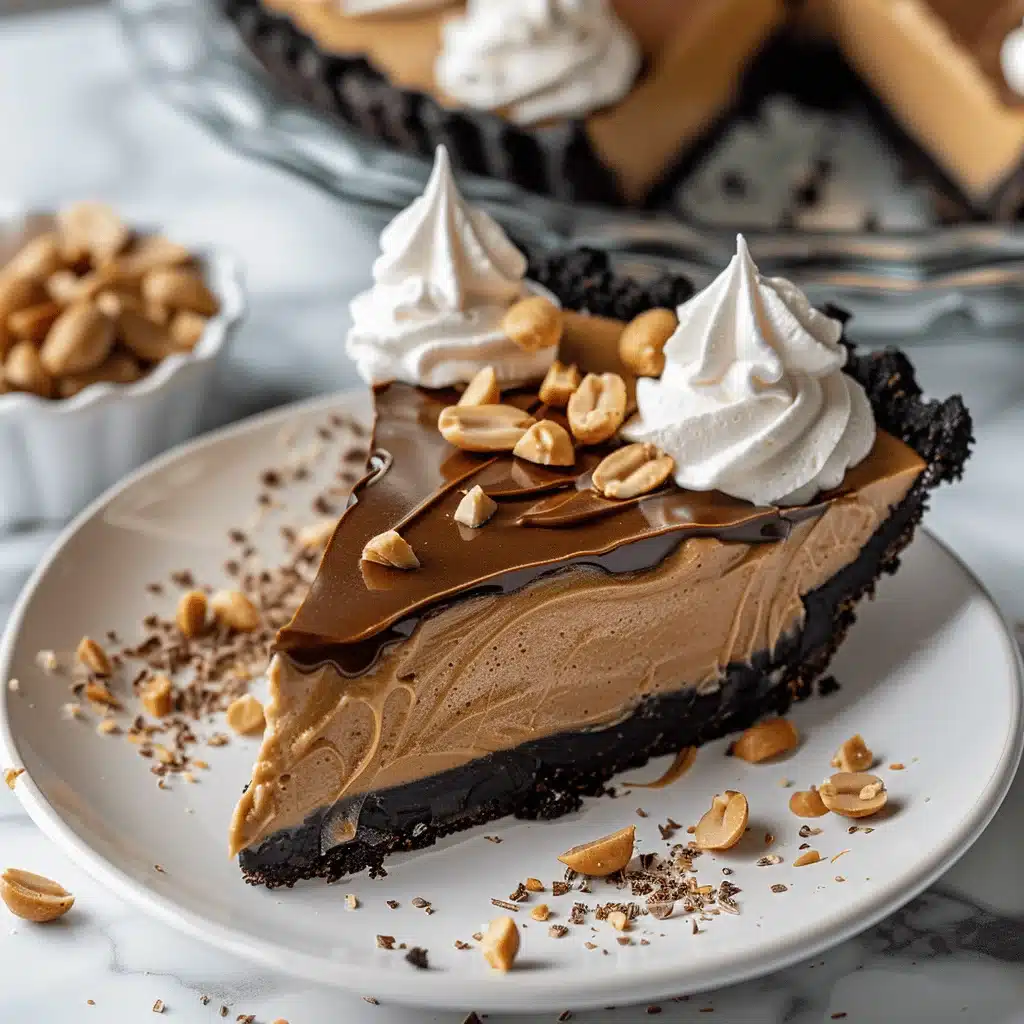 No-Bake Chocolate Peanut Butter Pie - featured image