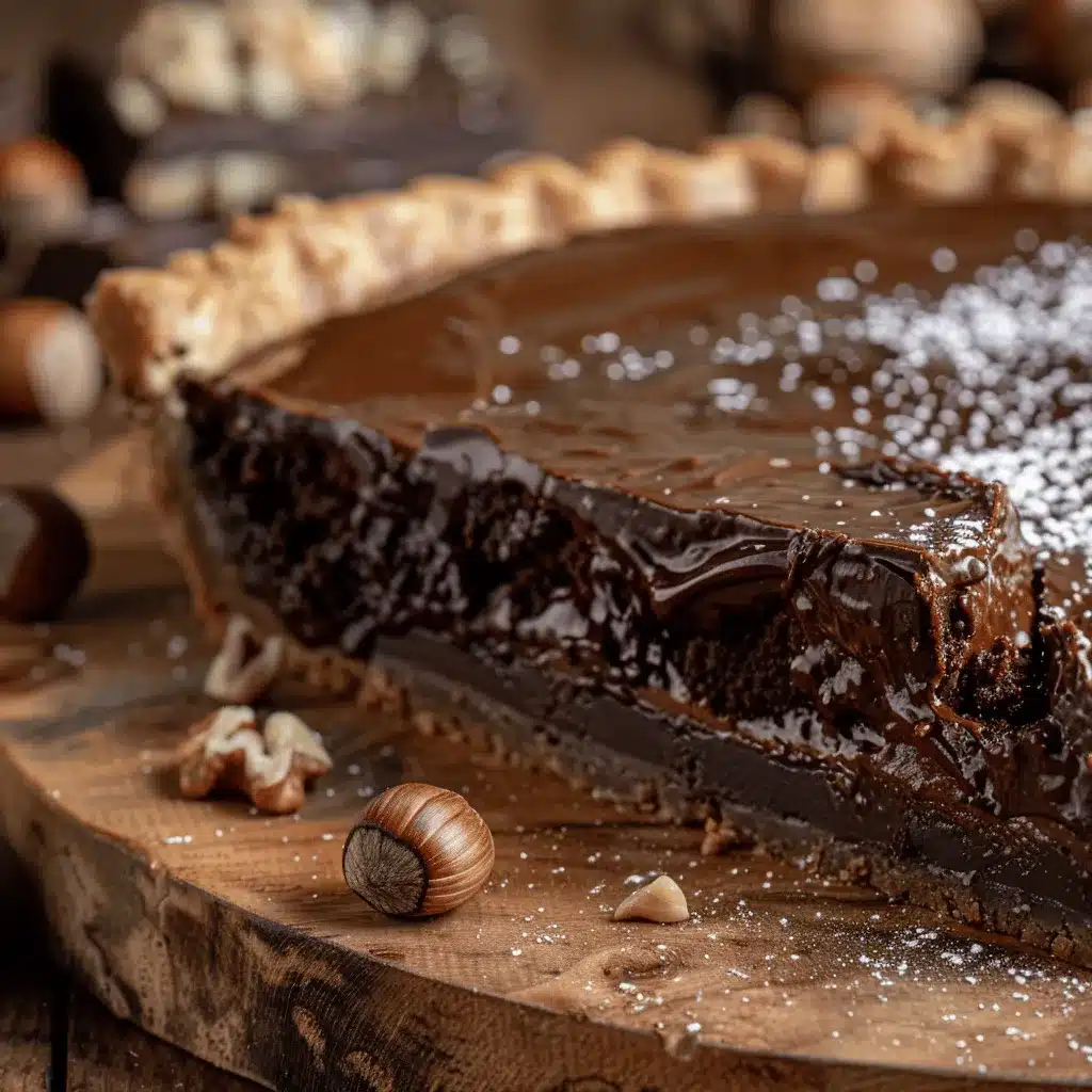 Nutella Brownie Pie preparation steps