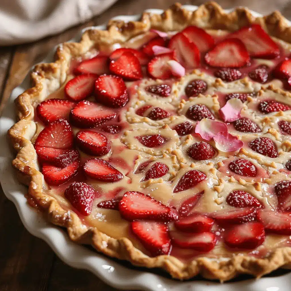 rose water strawberry pie preparation steps