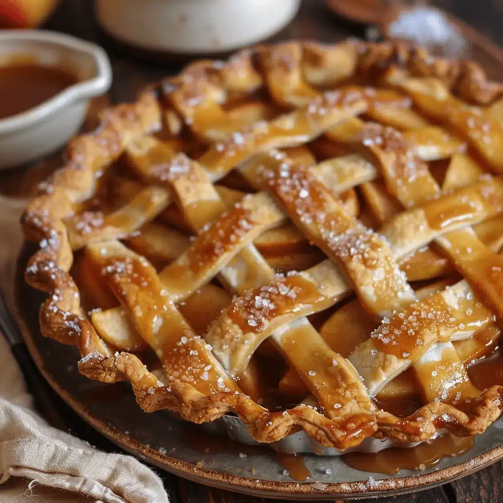 salted caramel apple pie preparation steps