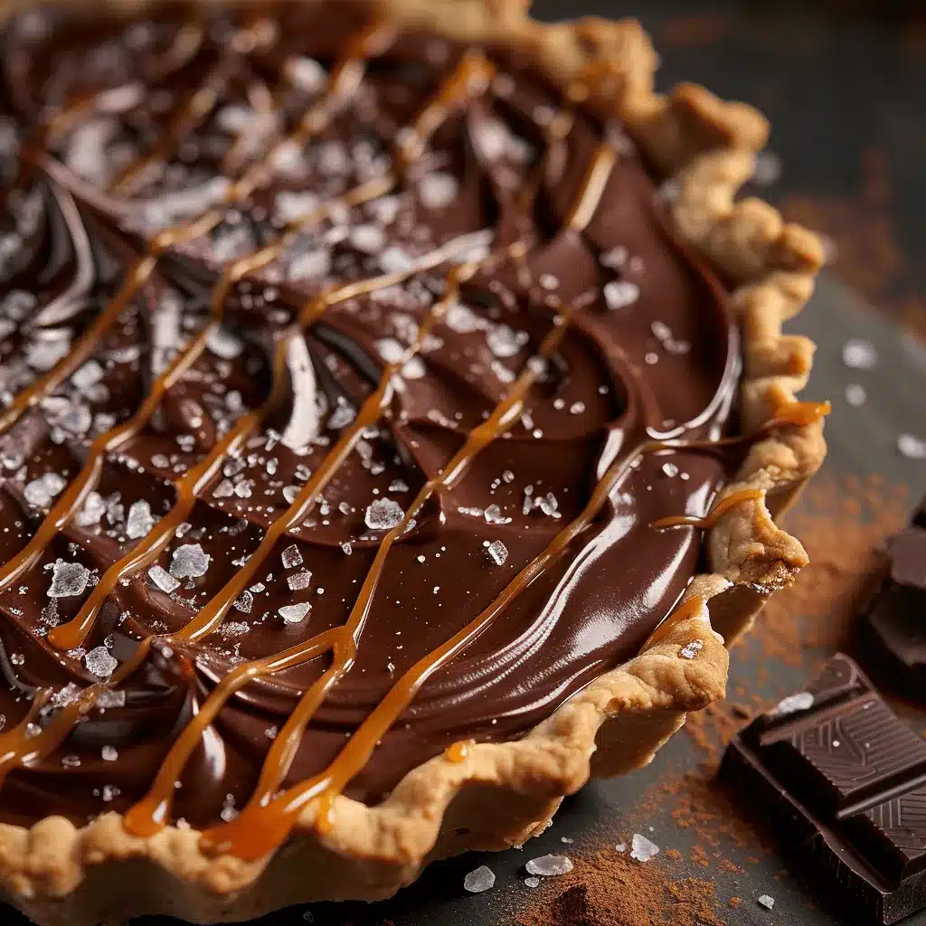 salted caramel chocolate pie preparation steps