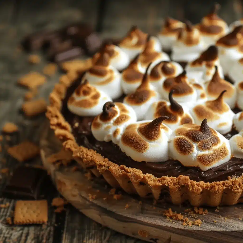 smores pie preparation steps