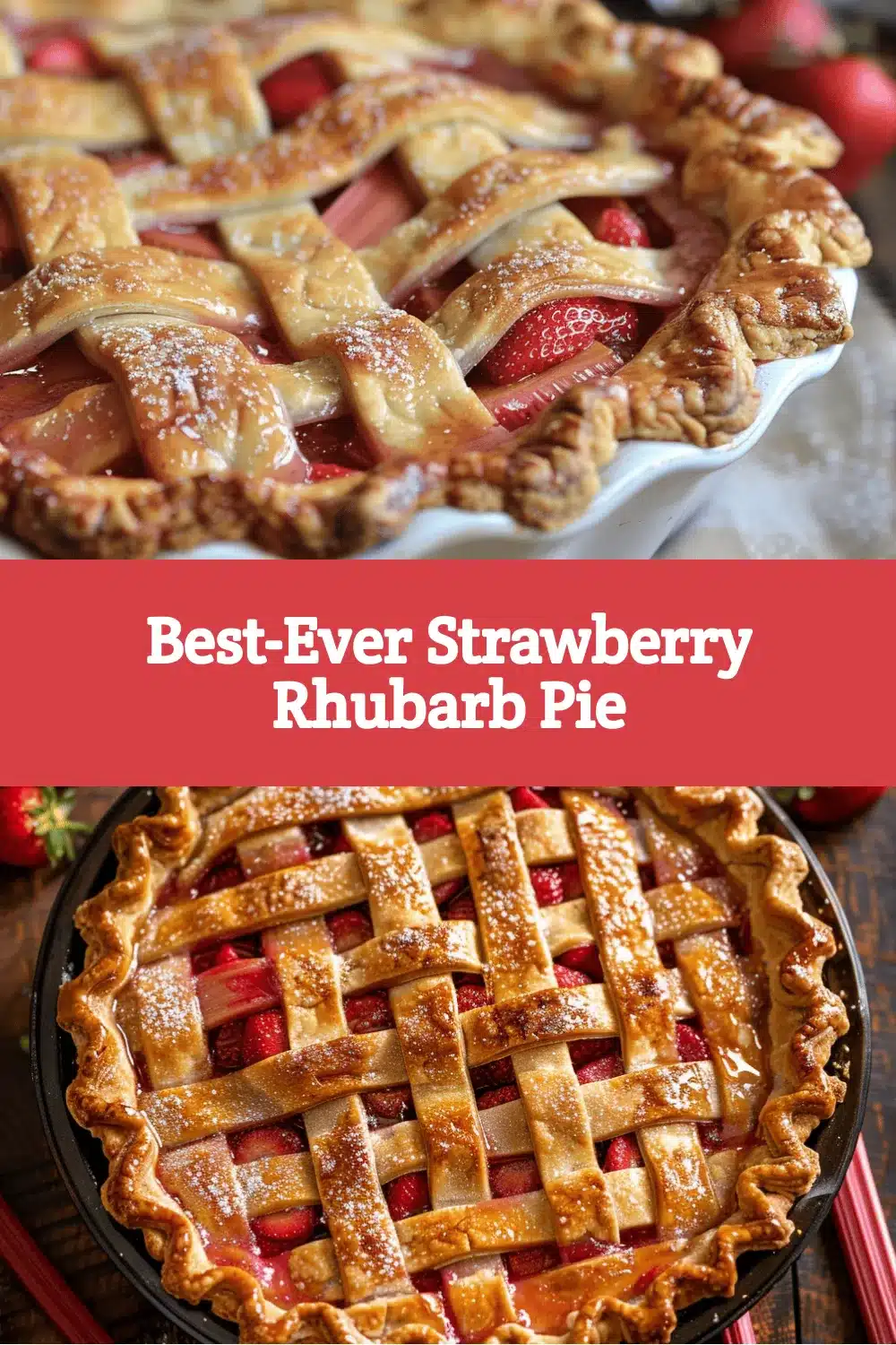 strawberry rhubarb pie recipe