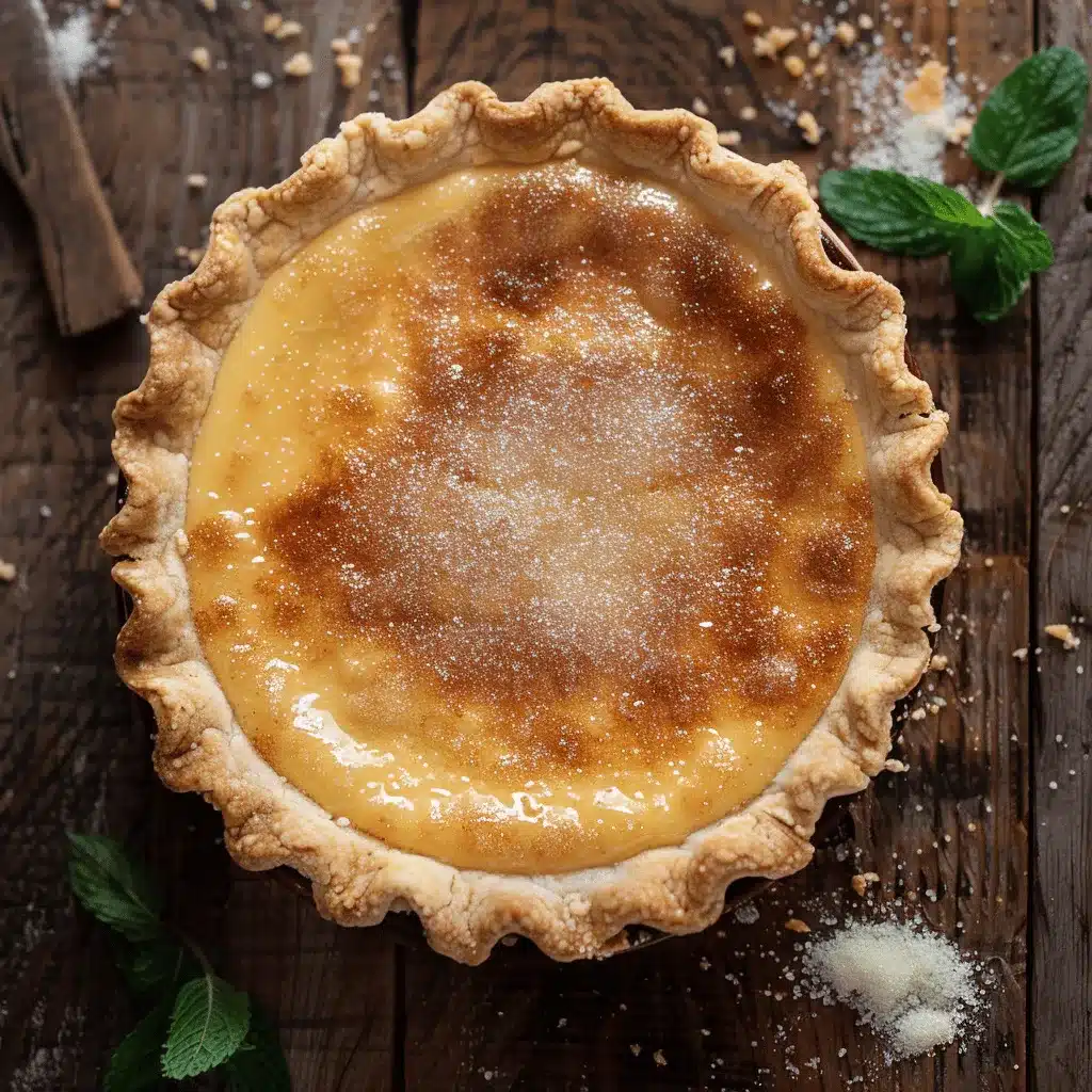 Sugar Cream Pie preparation steps