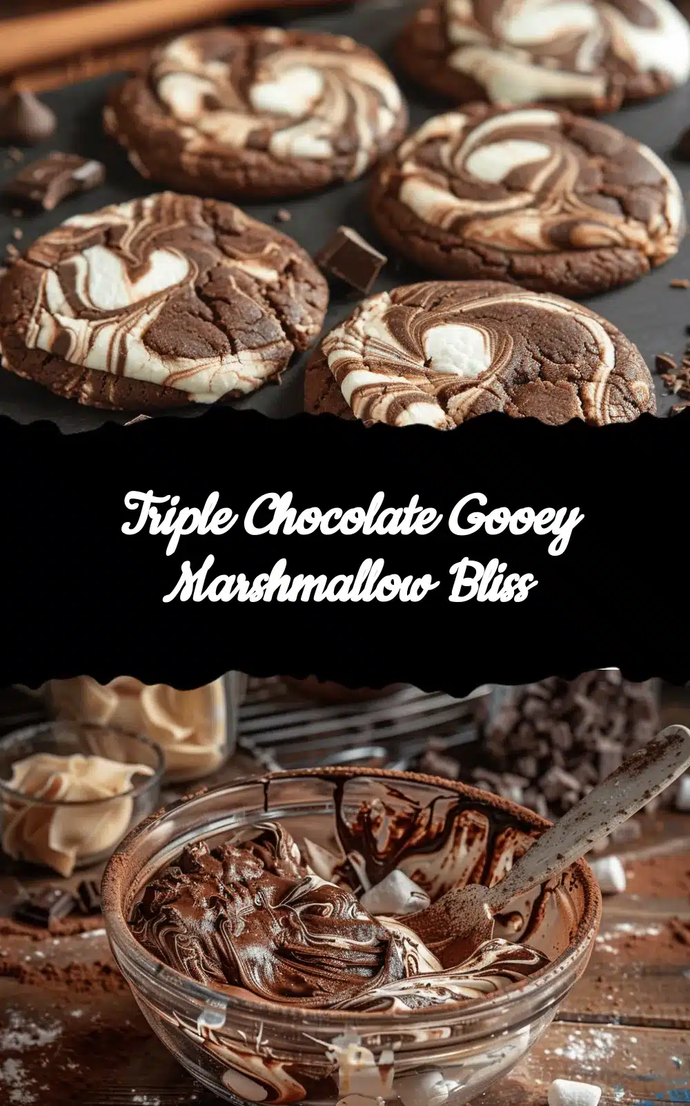 triple chocolate cookies recipe