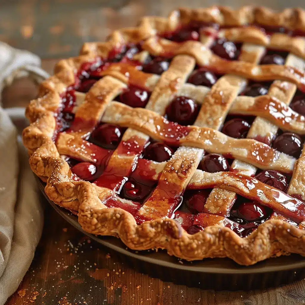 cherry amaretto pie preparation steps