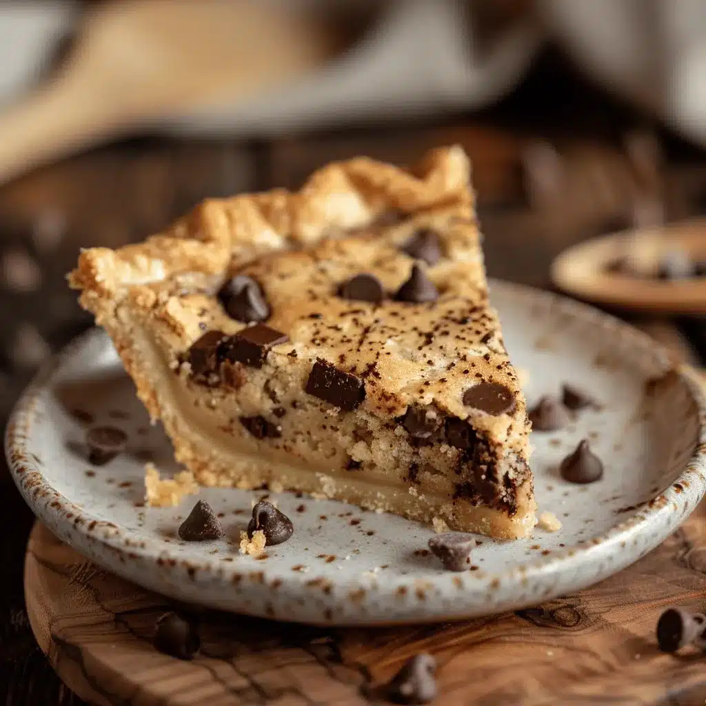 chocolate chip cookie pie preparation steps
