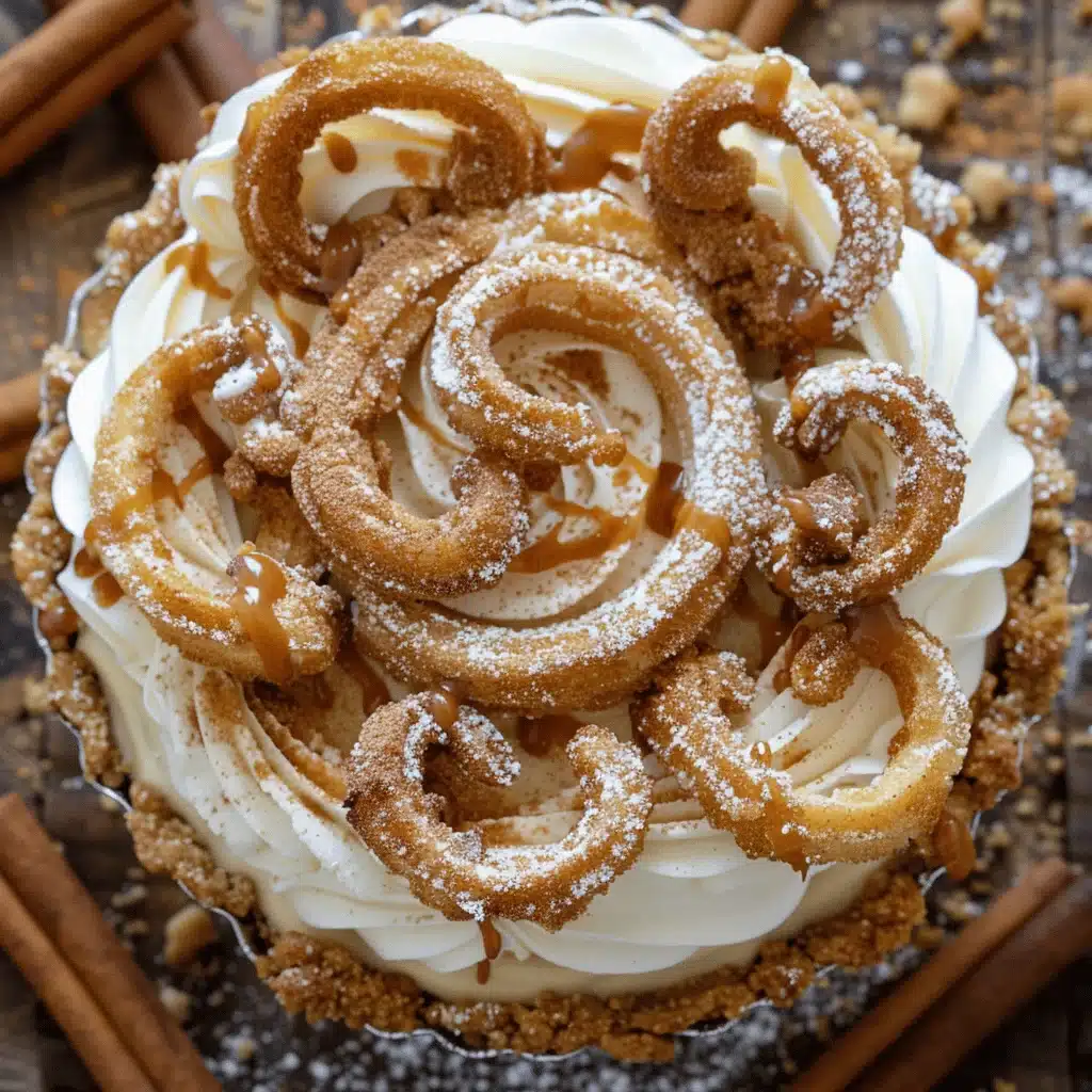 churro cream pie - featured image