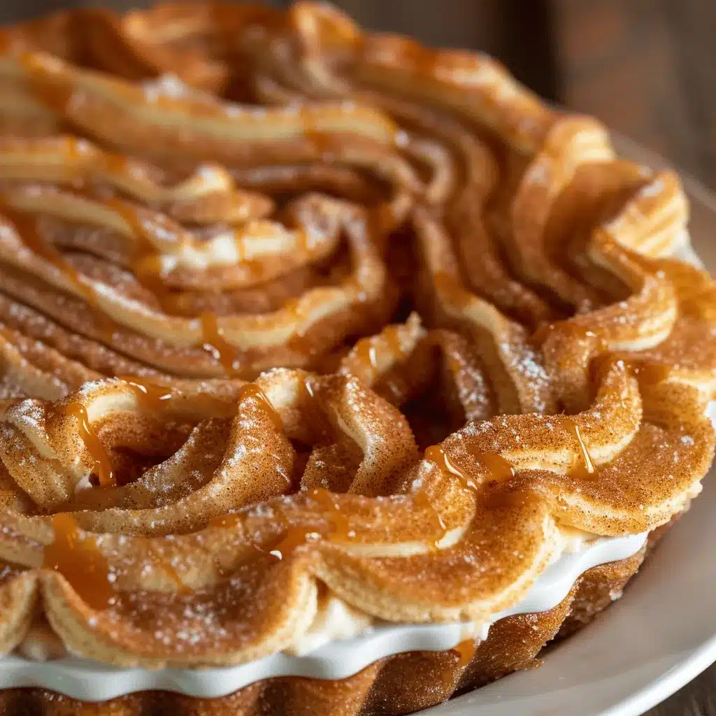 churro cream pie preparation steps