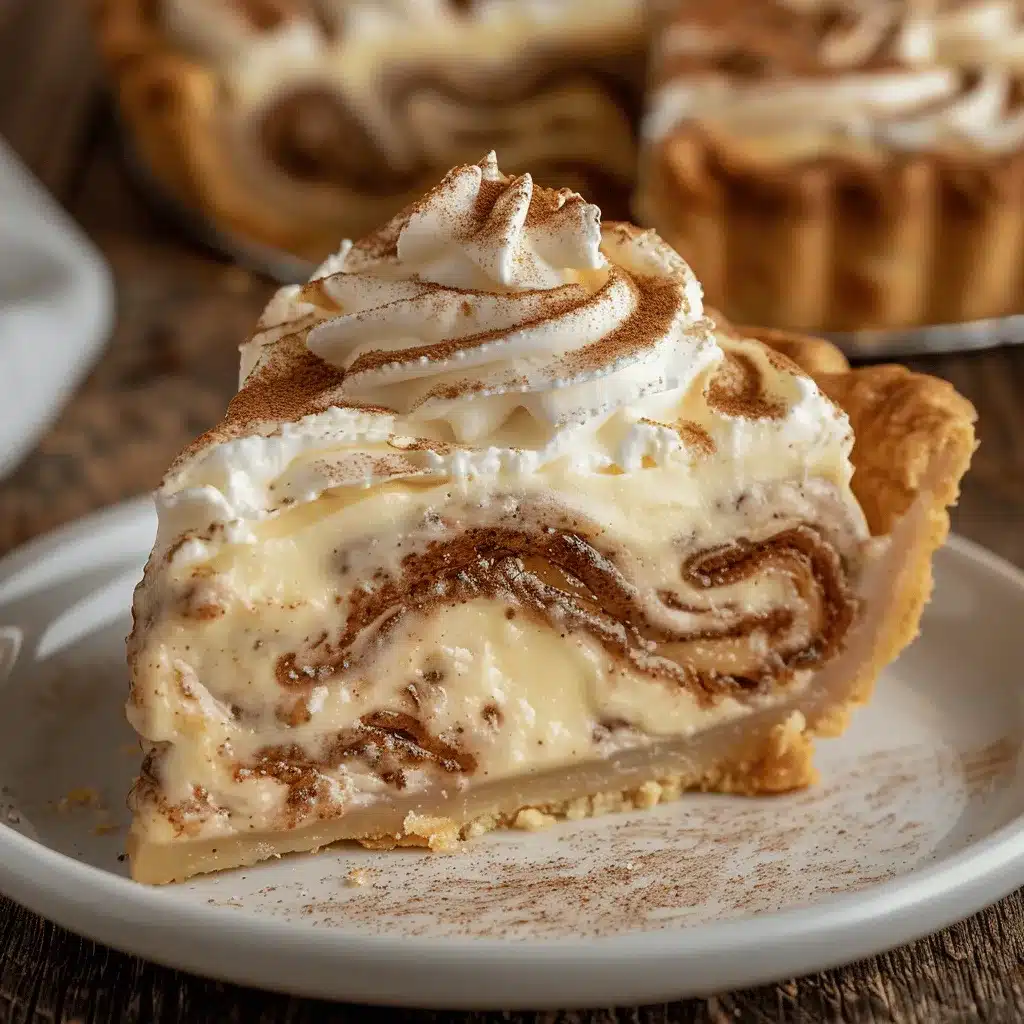 cinnamon roll cream pie preparation steps