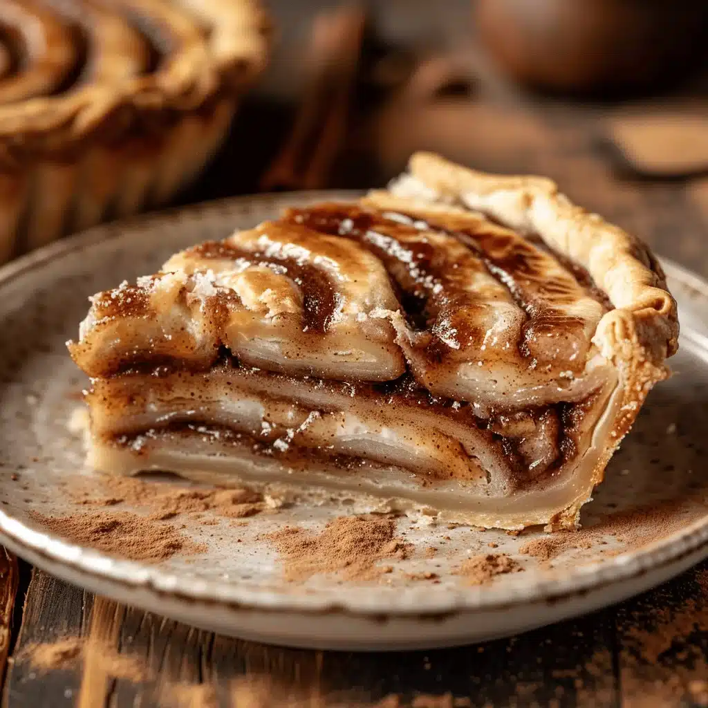 Cinnamon Roll Pie - featured image