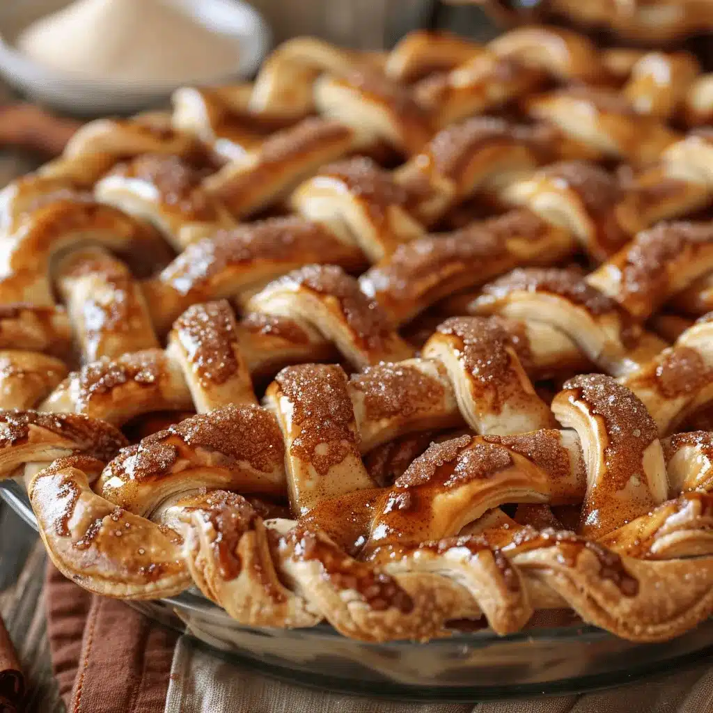 Cinnamon Sugar Pretzel Pie preparation steps