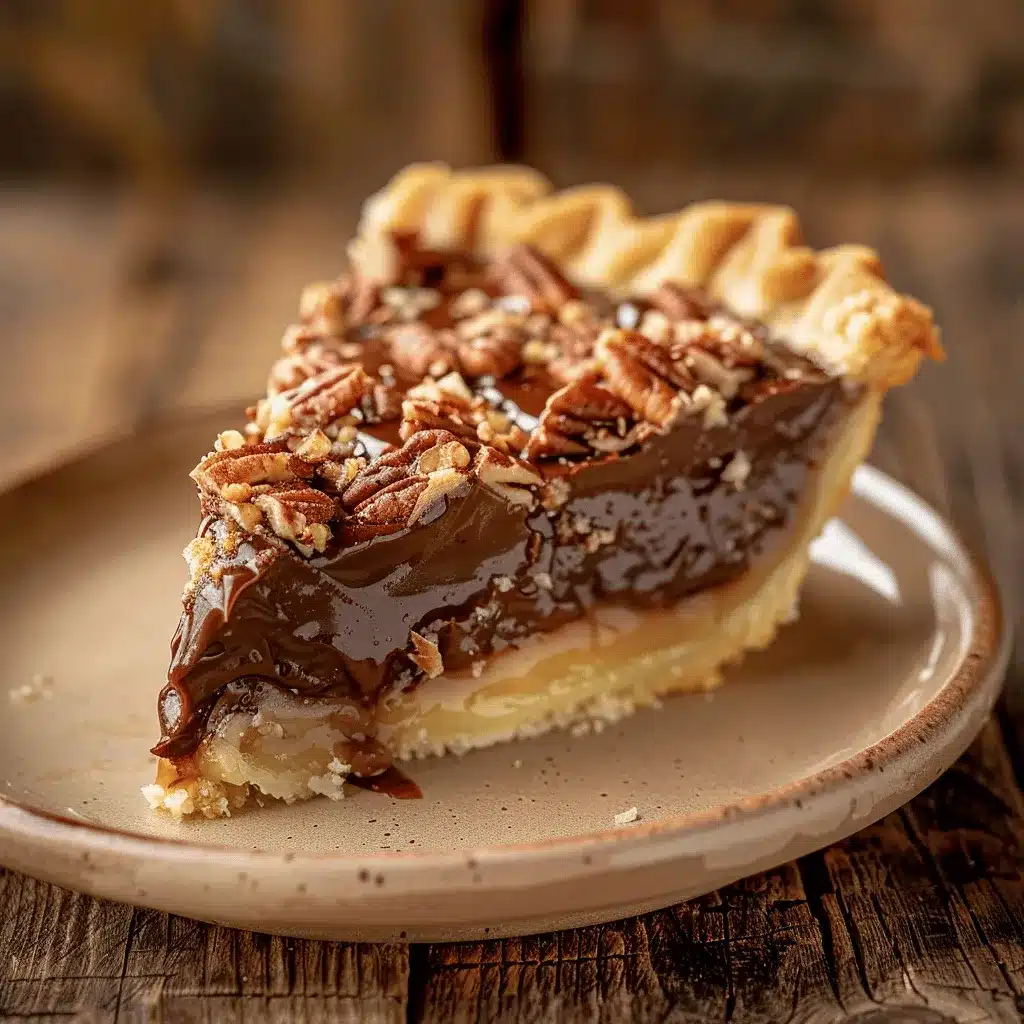 German chocolate pie preparation steps