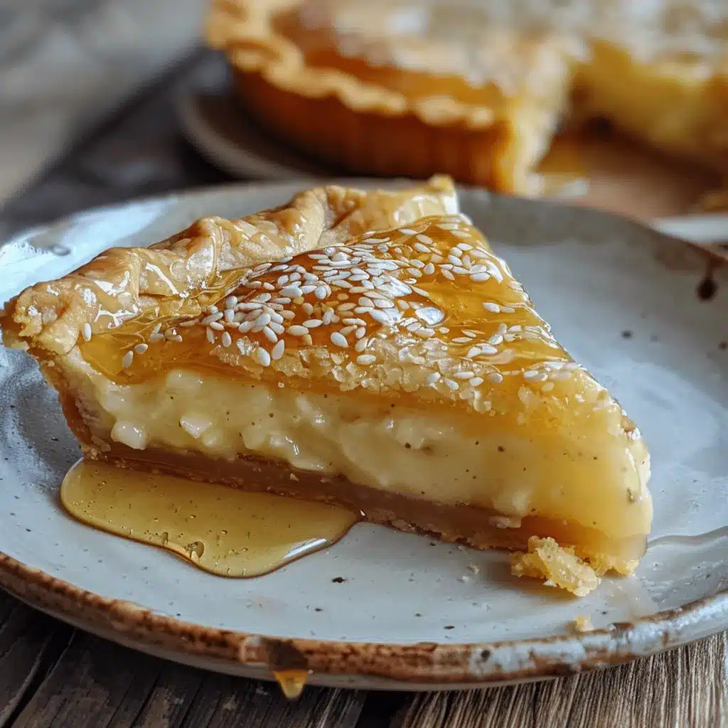 Greek honey pie preparation steps