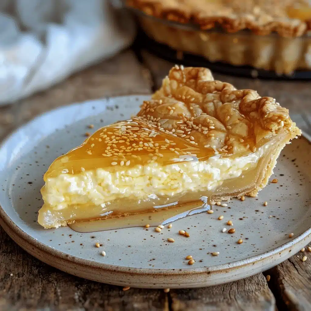 Greek honey pie - featured image
