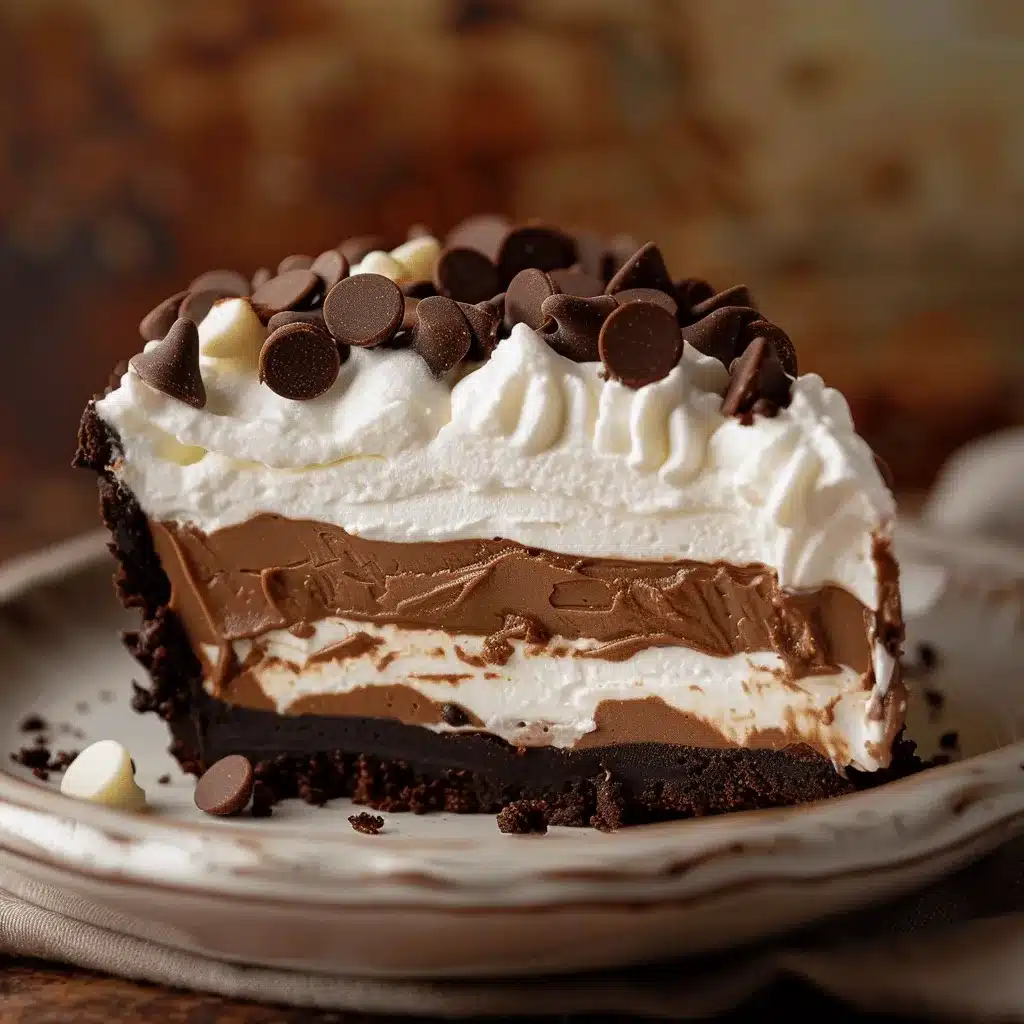Mississippi Mud Pie preparation steps