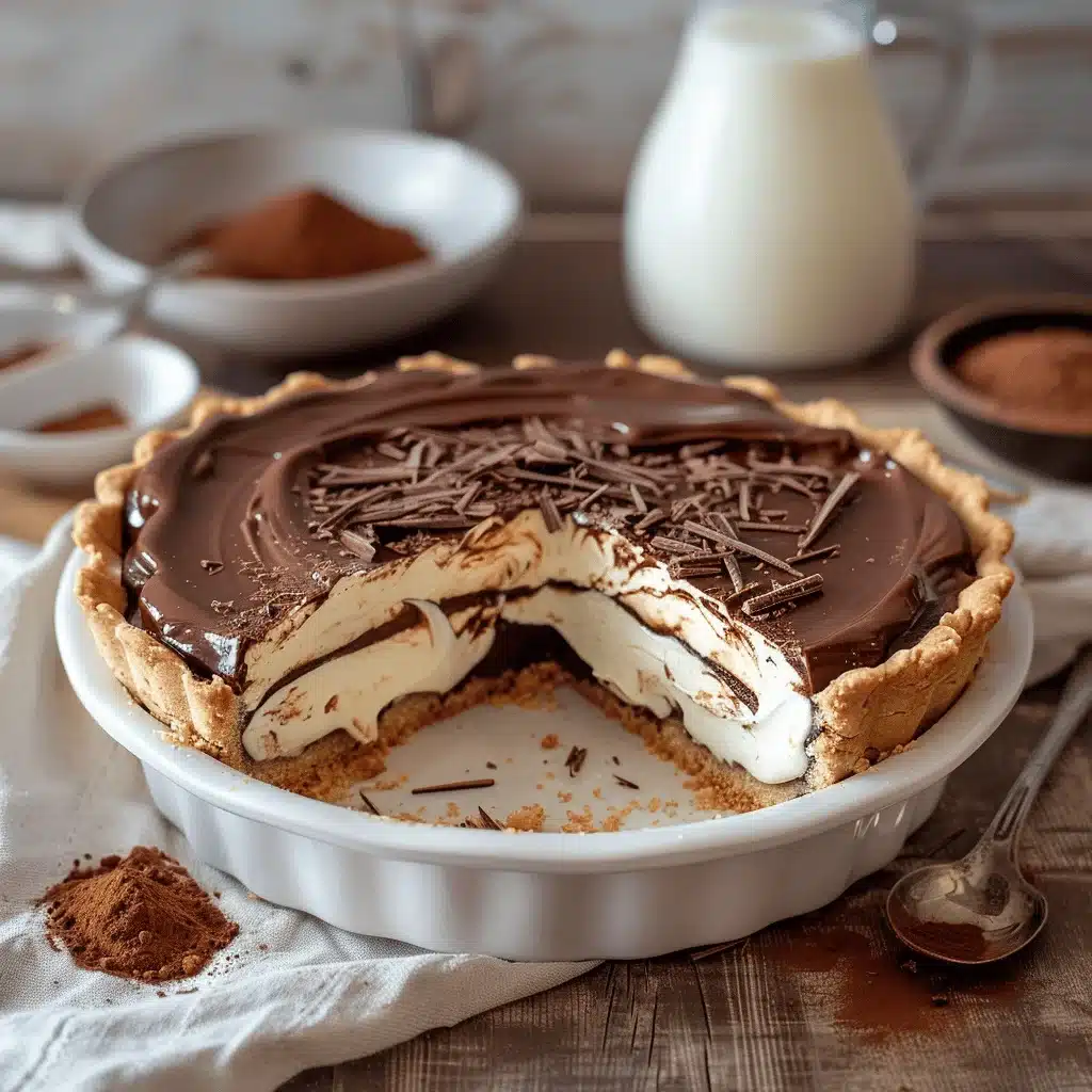No-Bake Chocolate Éclair Pie - featured image