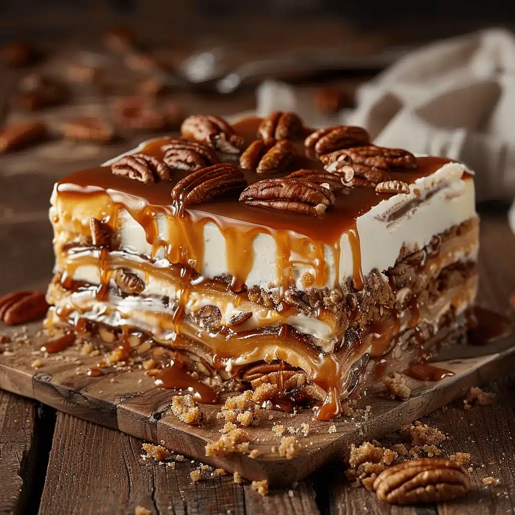 pecan pie lasagna - featured image