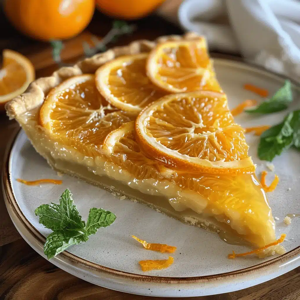 Persian Orange Pie - featured image