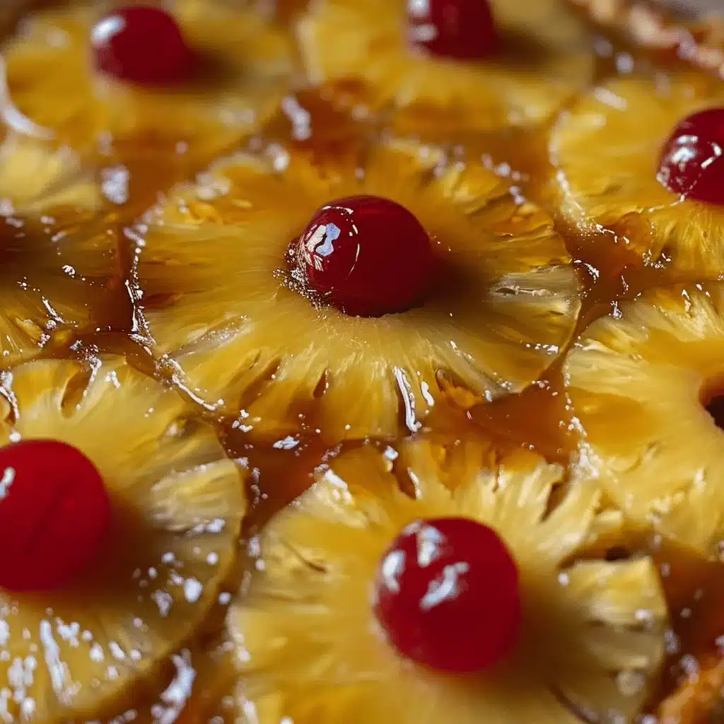 Pineapple Upside-Down Pie preparation steps
