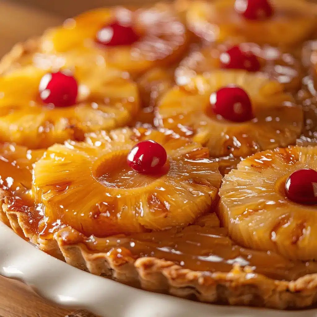 Pineapple Upside-Down Pie - featured image