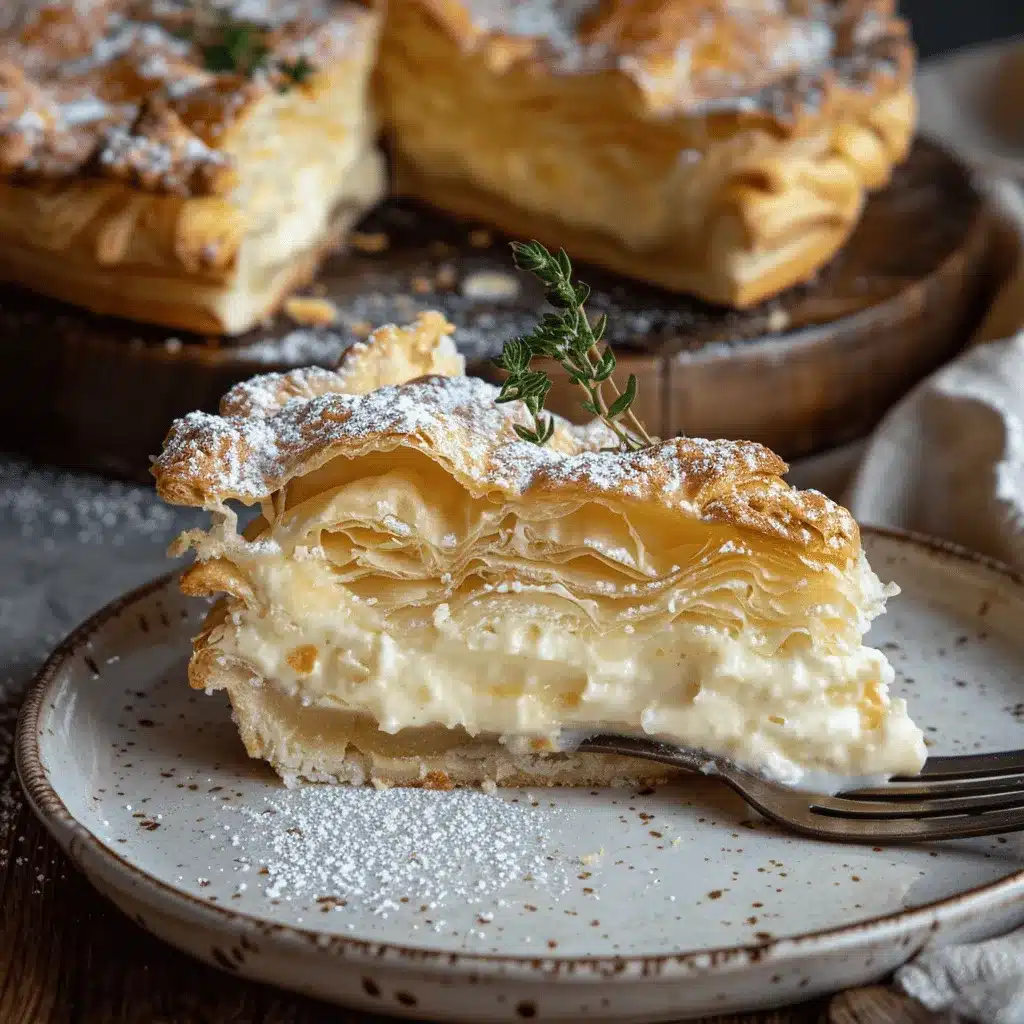 Polish Cream Puff Pie preparation steps