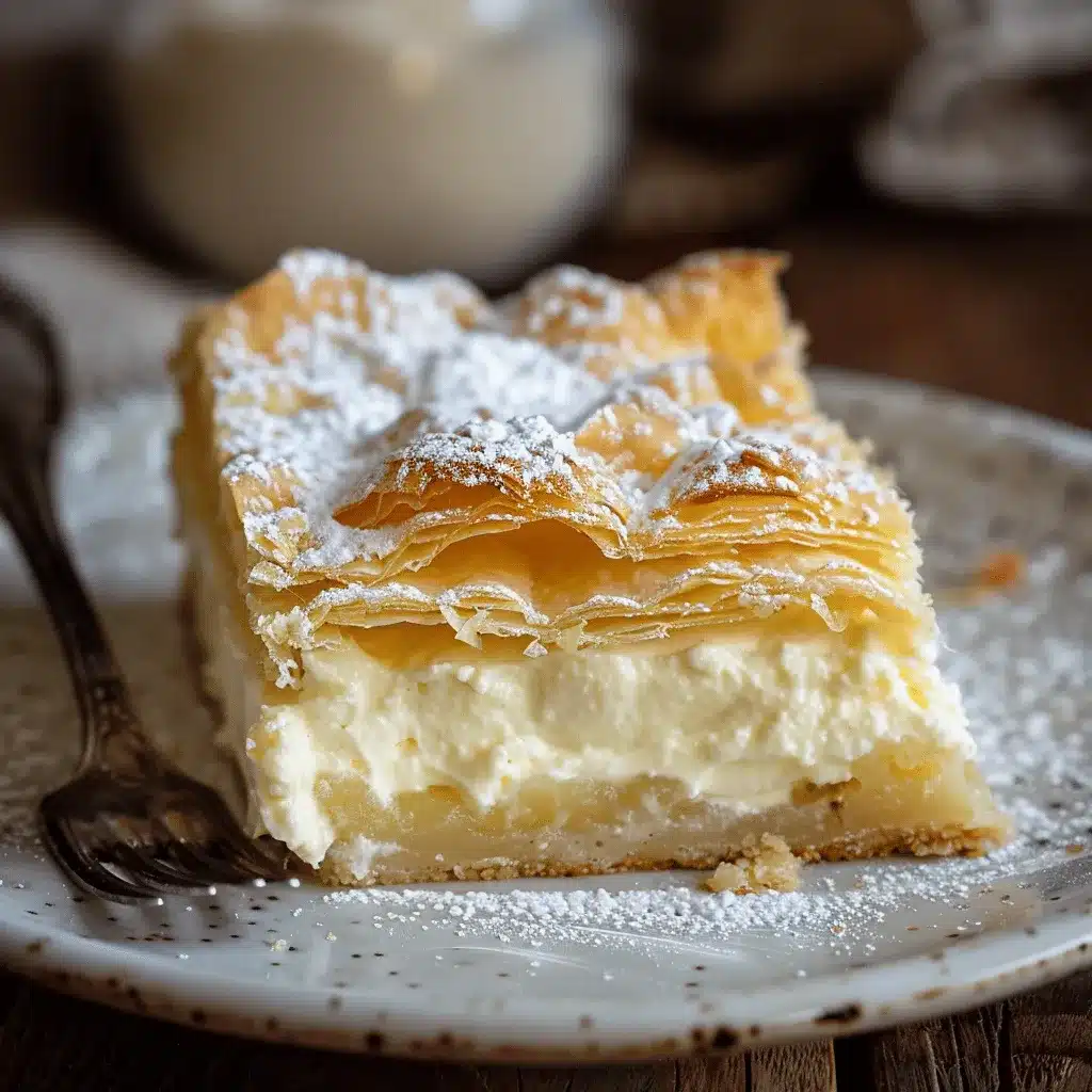 Polish Cream Puff Pie preparation steps