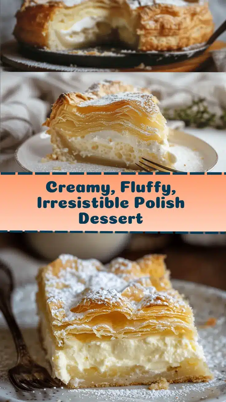 Polish Cream Puff Pie recipe