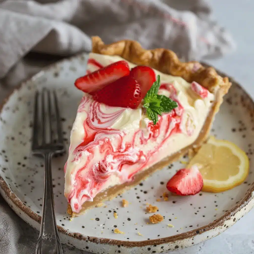 Strawberry Lemon Cream Pie preparation steps