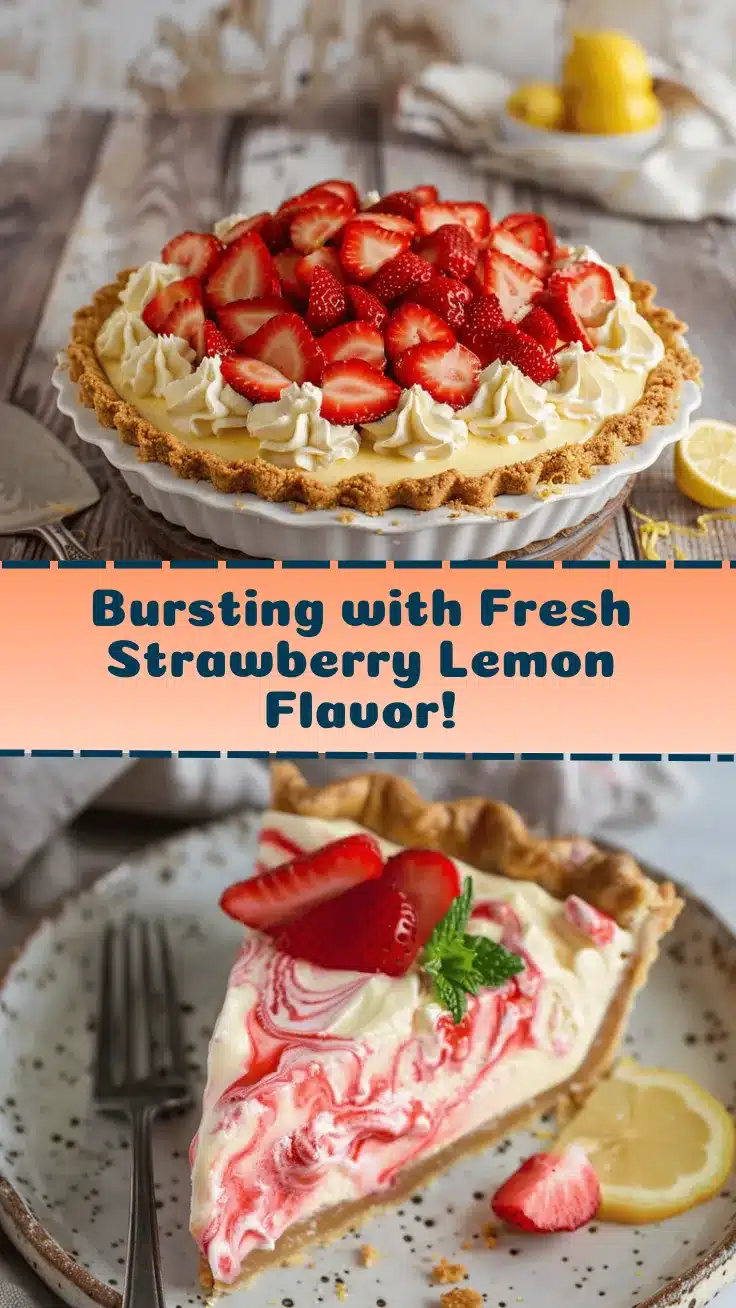 Strawberry Lemon Cream Pie recipe