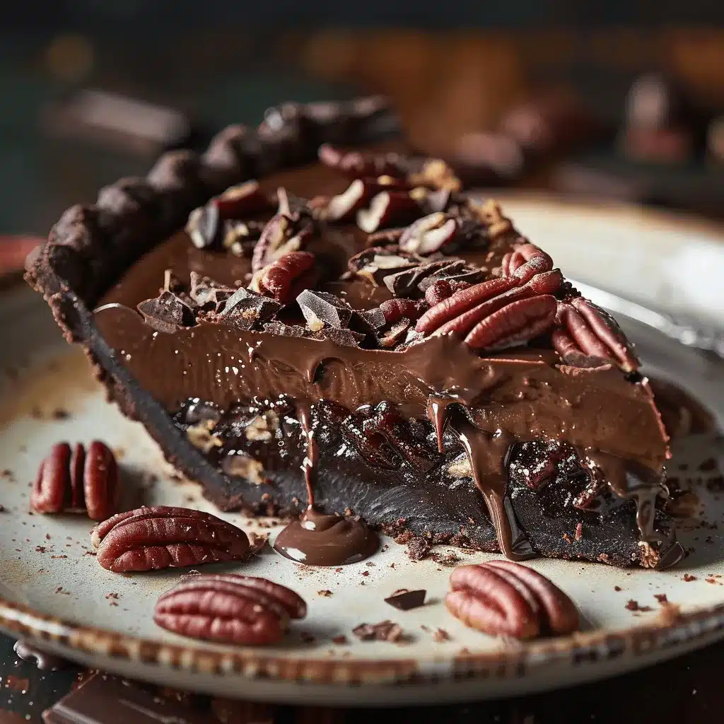 Texas Chocolate Pecan Pie preparation steps