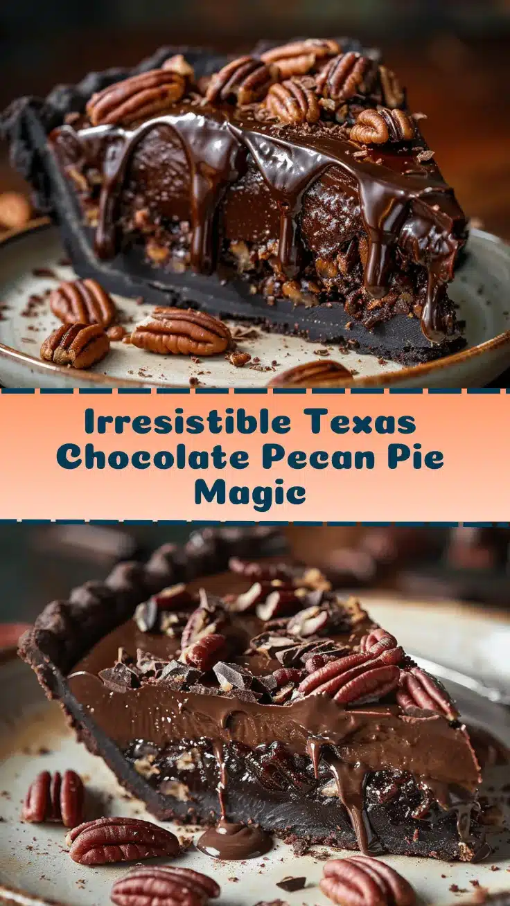 Texas Chocolate Pecan Pie recipe