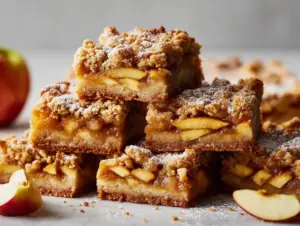 apple pie bars - featured image