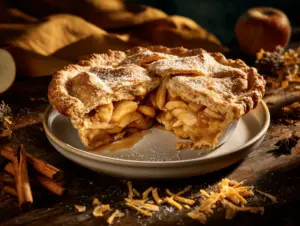 apple pie with cheddar crust - featured image