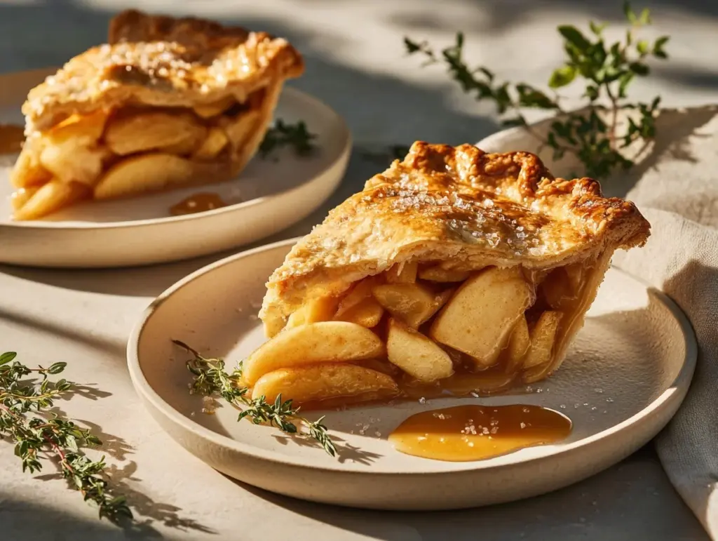 caramel apple pie - featured image