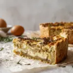 caramelized onion quiche - featured image